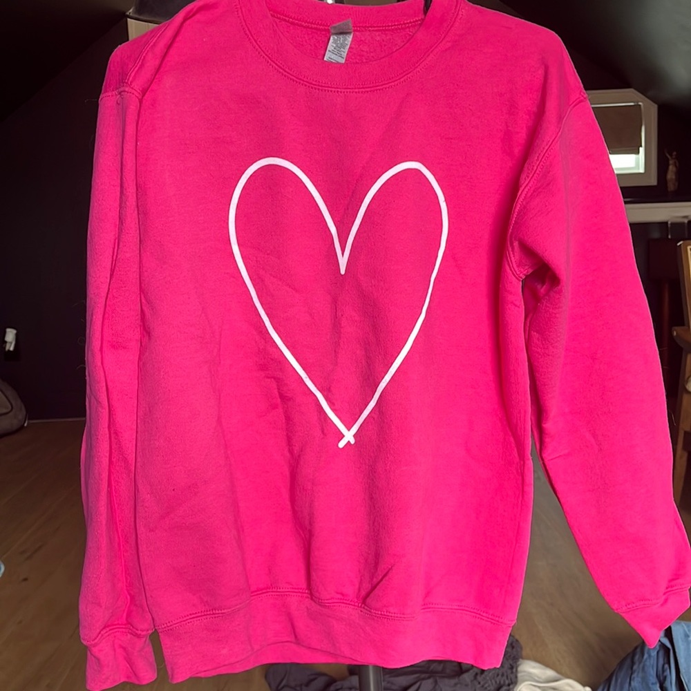 Pink crewneck sweater